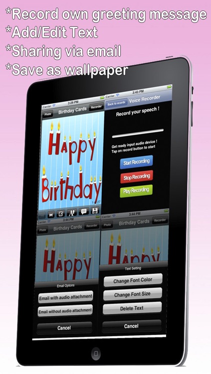 The Ultimate Happy Birthday Cards (Lite Version). Custom and Send Birthday Greetings eCard with emoji, text and voice messages