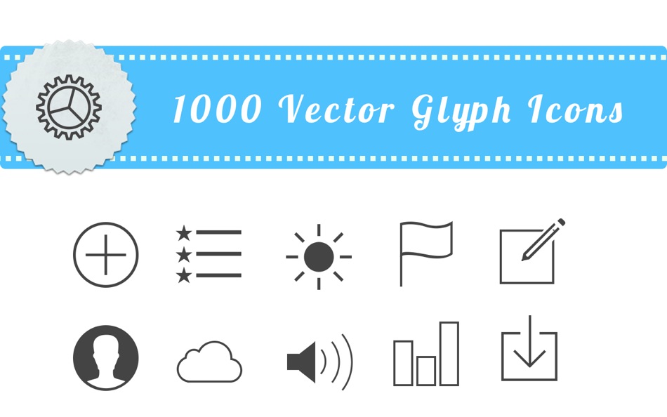 #1. Glyph Icon Collection (macOS) 由: Abdusodiq Saidov