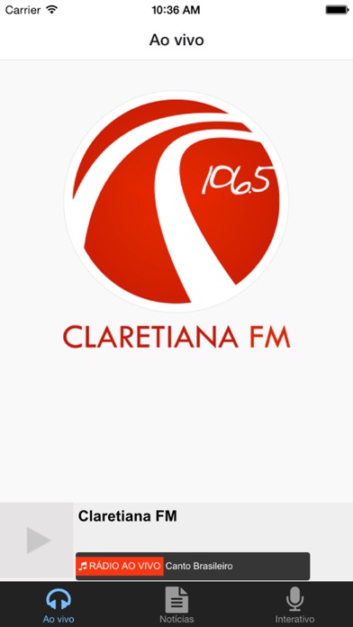 Screenshot #1 pour Claretiana FM - Rio Claro
