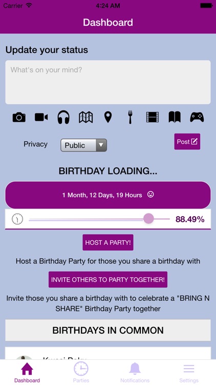 Birthdays Together screenshot-3