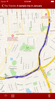 gps trip tracker iPhone Captures Décran 2