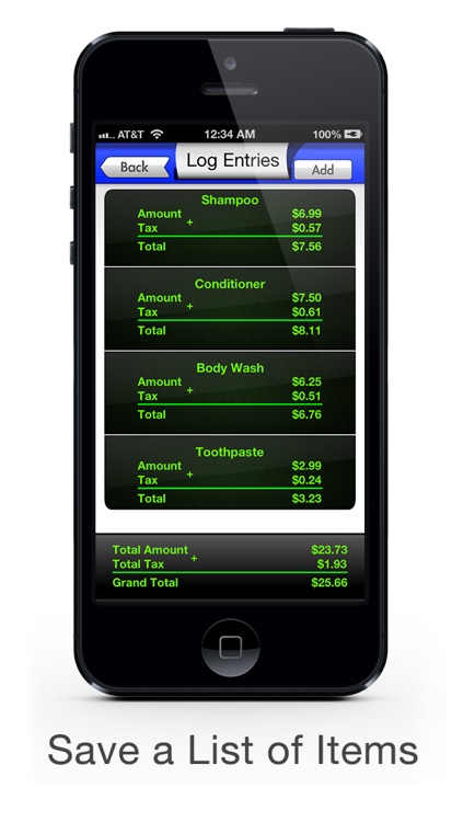 Sales Tax Calculator with Reverse Tax Calculation - Tax Me Pro - Checkout, Invoice and Purchase Log