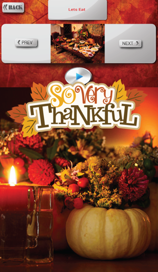 Happy Thanksgiving Sounds iPhone screenshot