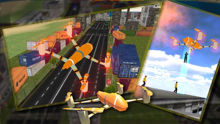 Rescue Drone Flight simulator 3D – Fly for emergency situation & secure people from fire