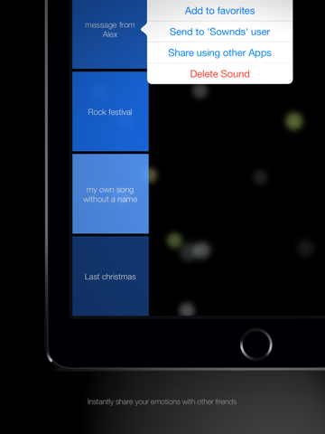 Sownds iPad screenshot 3 - Entertainment app