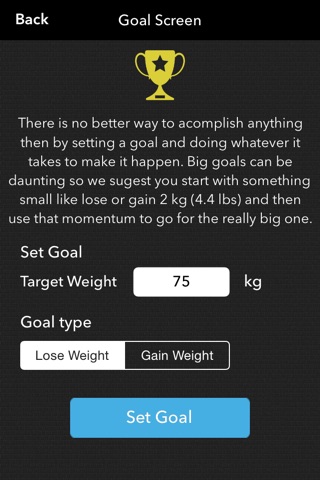 Mighty Scale -  Simple Weight Loss And Body Metrics Tracker screenshot 2