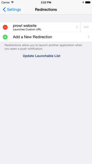 Screenshot von Prowl: Easy Push Notifications auf dem iPhone 3