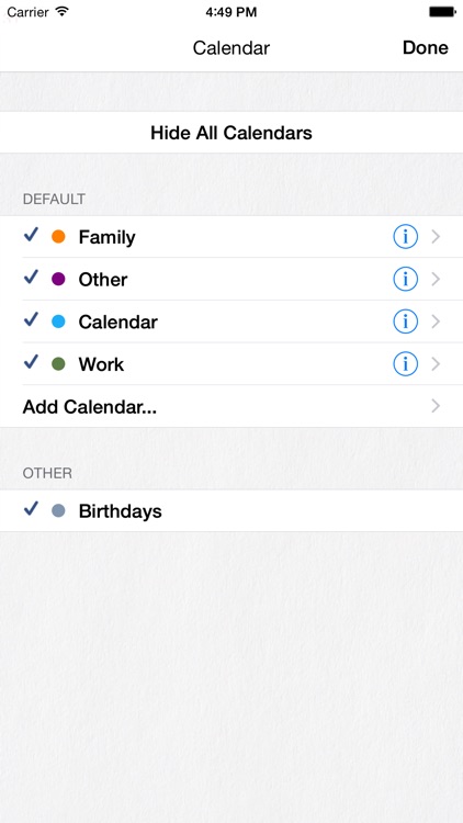 HachiCalendar3 - Vertical Scroll Calendar,Widget Calendar screenshot-4