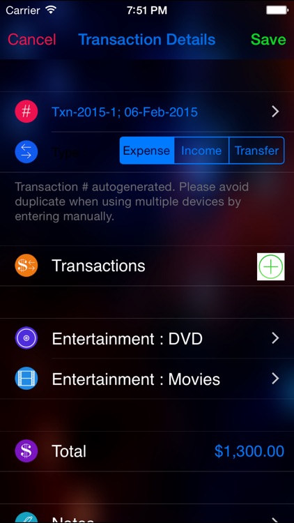 Expense Nova 2.0 : Home Budget and Account Manager and Personal Expense Tracker