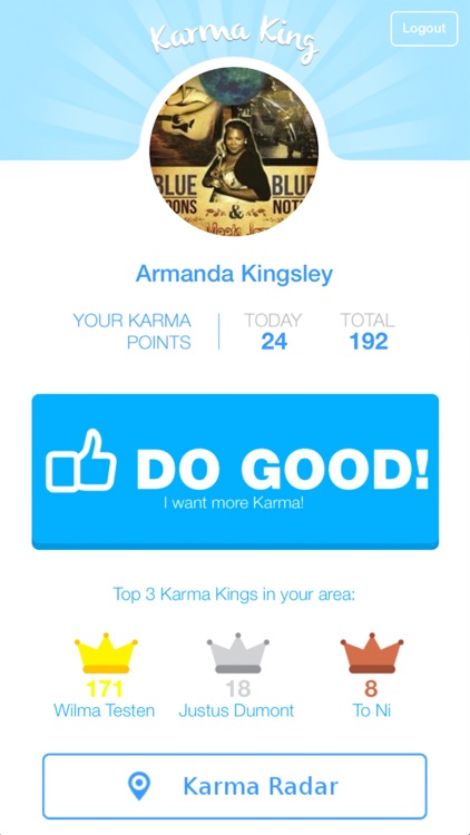 Karma King for Facebook