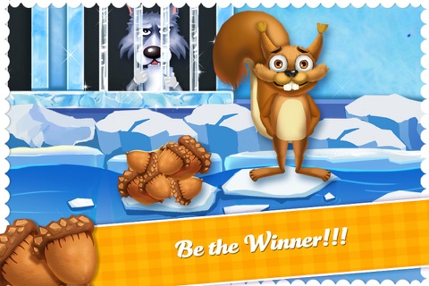 Squirrel Run: Food Dash - Crazy Chase! Kids Ice Age Games screenshot 4