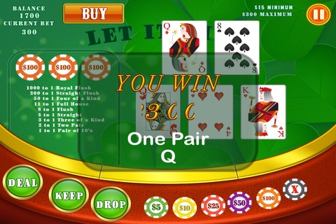Let it Play Lucky Big Hit Patty's Gold Leprechaun Cards Casino Games Free screenshot 2