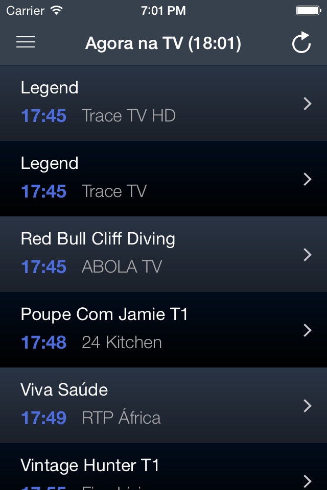 iPhone screenshot