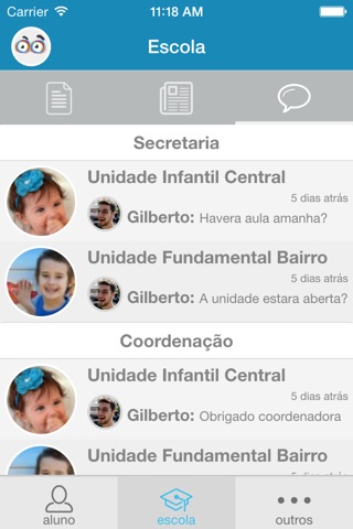 Pertoo - Aproximando pais e escola screenshot 3