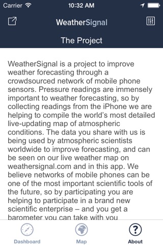 WeatherSignal - The Barometer for iPhone screenshot 4