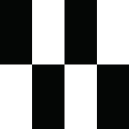 White And Black Tiles Let It Tap iOS App