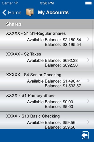 Santa Ana Federal Credit Union Mobile screenshot 2