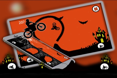 Moto Racer Halloween Town screenshot 4