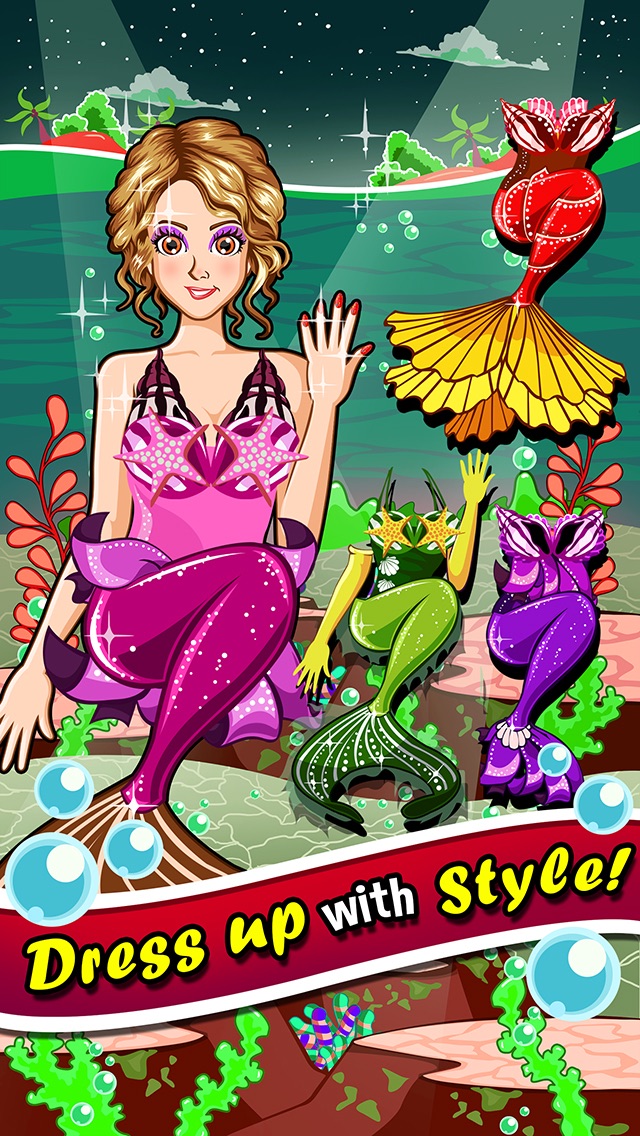 A Mermaid Princess Salon Spa Makeover - fun little nose & leg make up kids games for girlsのおすすめ画像2