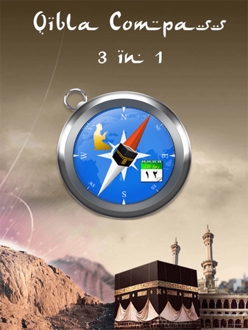 Qibla Compass : Prayer Times, Islamic Calendar, Azan iPad screenshot 1 - Lifestyle app
