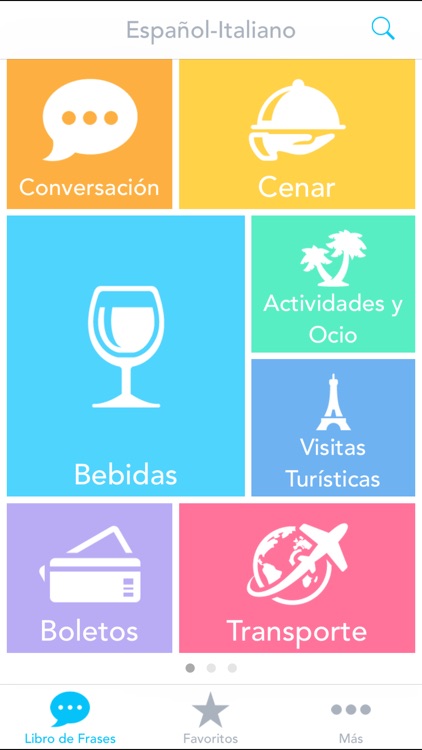 Free Spanish to Italian Phrasebook with Voice: Translate, Speak & Learn Common Travel Phrases & Words by Odyssey Translator screenshot-0