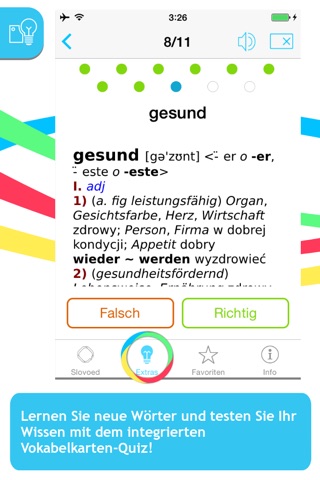 German <-> Polish Slovoed Classic talking dictionary screenshot 4