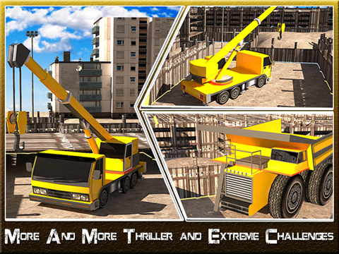 Screenshot #6 pour Construction Truck Simulator: Extreme Addicting 3D Driving Test for Heavy Monster Vehicle In City
