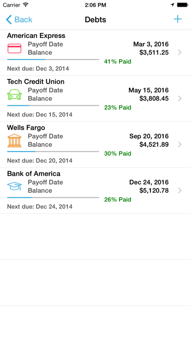 Debt Strategy Screenshot