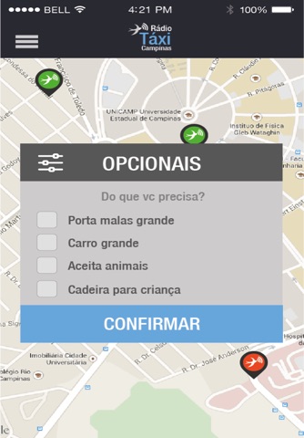 Rádio Táxi Campinas screenshot 2