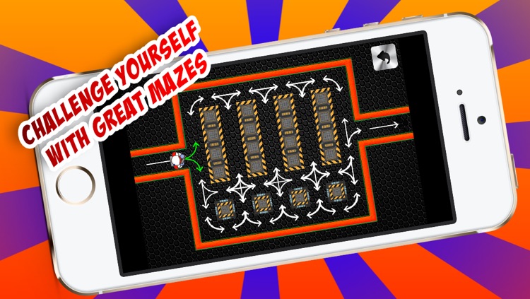 Space Maze - Find the path from the alien infected labyrinth