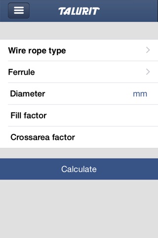 TALURIT Splicing Calculator screenshot 2