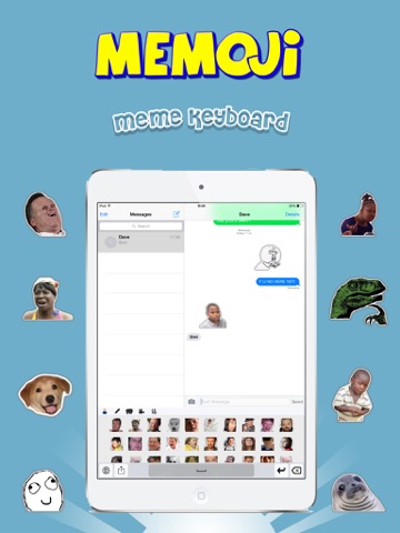 Memoji - Emoji Meme Sticker Keyboardのおすすめ画像1