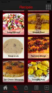 persian food recipes iphone screenshot 4