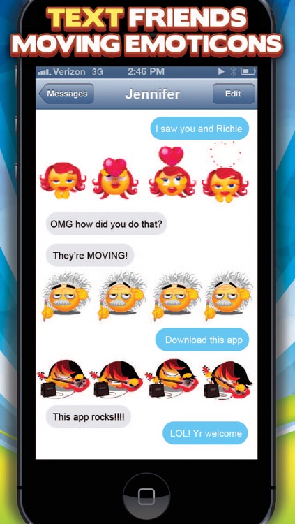 3D Animated Emoticons - Keyboard for iPhone + iPad