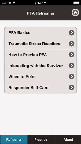 Game screenshot Psychological First Aid (PFA) Tutorial apk