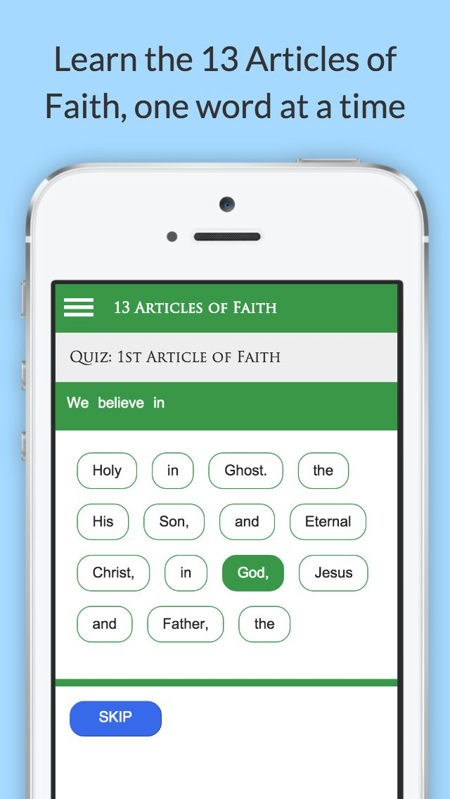 LDS Articles of Faith