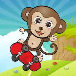 Abc jungle skateboard -  for preschoolers, babies, kids, learn English app icon