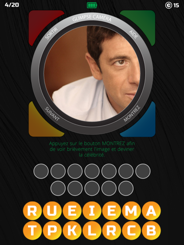 Screenshot #4 pour Celebrity Quiz: 1 Image 1 Mot