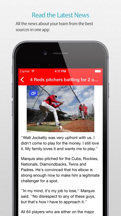 Cincinnati Baseball Schedule Pro — News, live commentary, standings and more for your team!