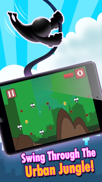 Flick and Fly Slingshot Stickman Crash