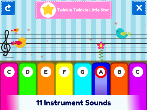 Screenshot #5 pour First Piano Nursery Rhymes - Play Along Keyboard