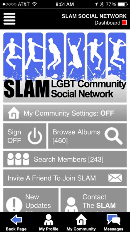 SLAM Gay LGBT Social Network