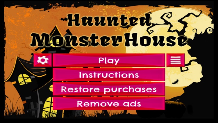 Haunted MonsterHouse - FREE - Slide Rows And Match Haunted House Ghouls Puzzle Game