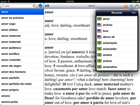 Screenshot #6 pour Portuguese English best dictionary - Dicionário Inglês Português