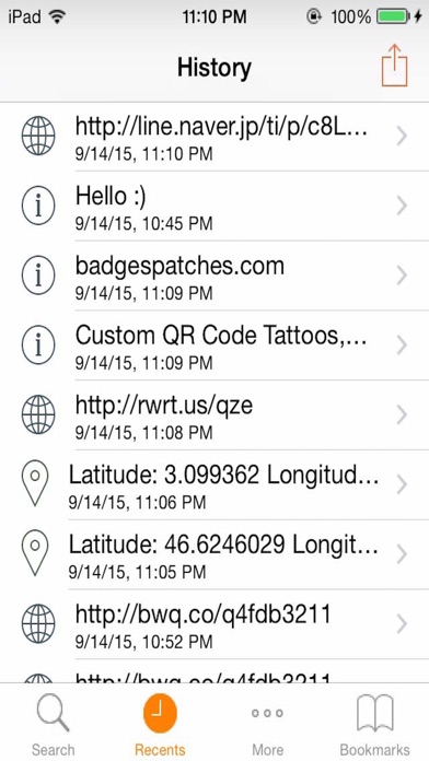 Simple Scan - QR Code Reader and Barcode Scanner App Free iPhone screenshot 5 - Utilities app