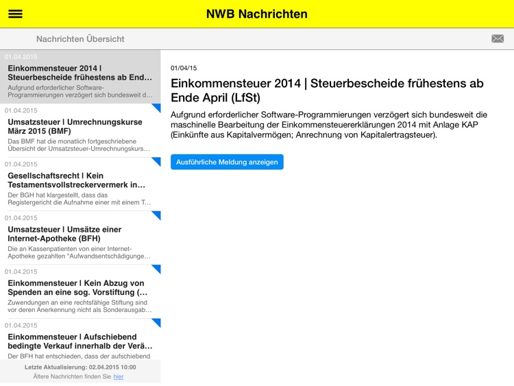 NWB Zeitschriften