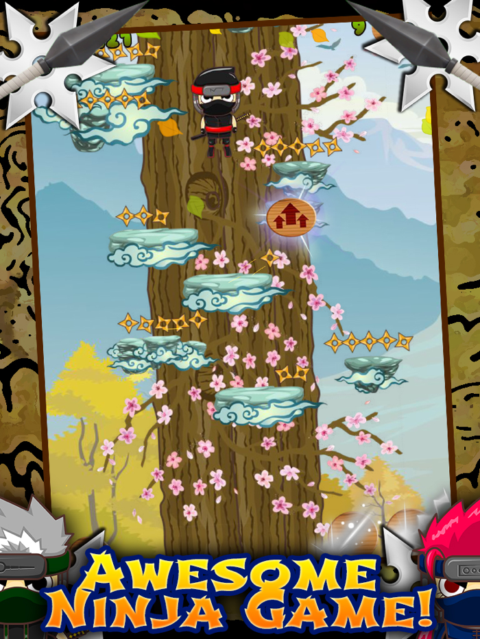 Awesome Ninja Jump Adventure Game FREE
