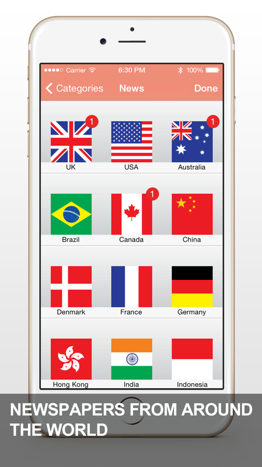 #5. Newsrific: A Free RSS News Digest Feed Reader App with Yahoo Feeds (iOS) 由: Savy Soda Pty Ltd