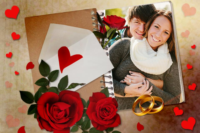 Wedding Photo Frames Montage