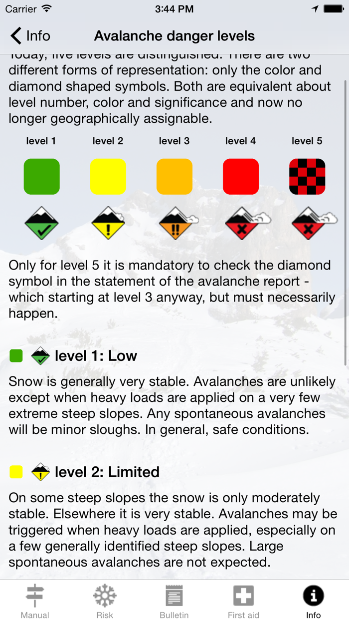 Avalanche Risk Free